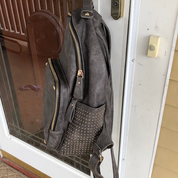 Gray backpack purse - Picture 4 of 5